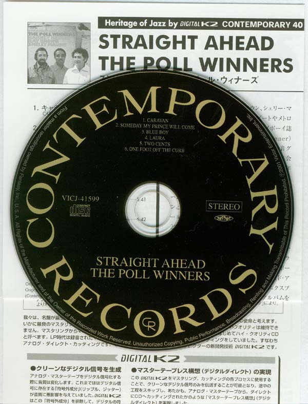 CD and inserts, Poll Winners (The) - Straight Ahead