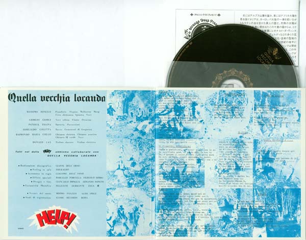 Inside gatefold with top loading CD and insert, Quella Vecchia Locanda - Quella Vecchia Locanda