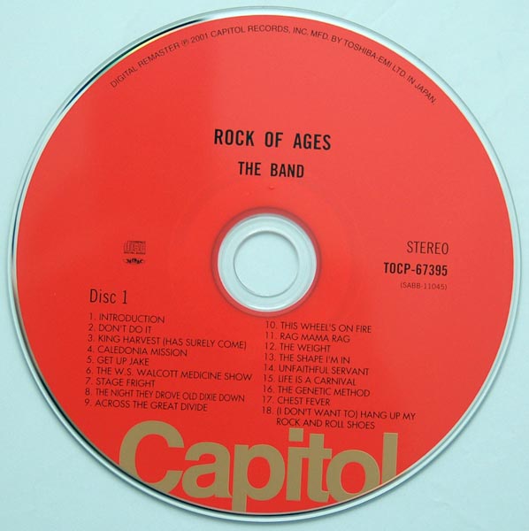 CD 1, Band (The) - Rock Of Ages +7