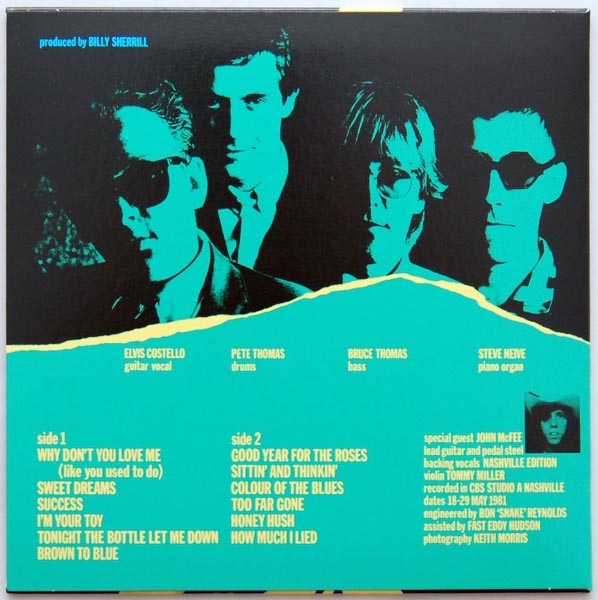 Back cover, Costello, Elvis - Almost Blue