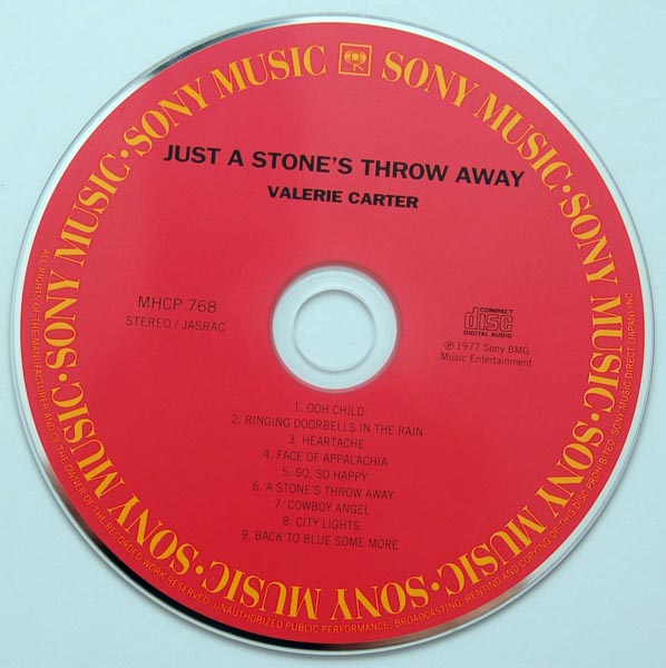 CD, Carter, Valerie - Just A Stone's Throw Away