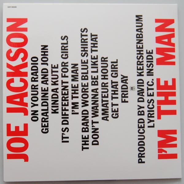 Back cover, Jackson, Joe - I'm The Man (+1)