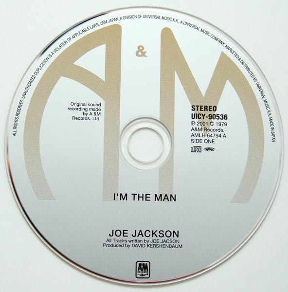CD, Jackson, Joe - I'm The Man (+1)
