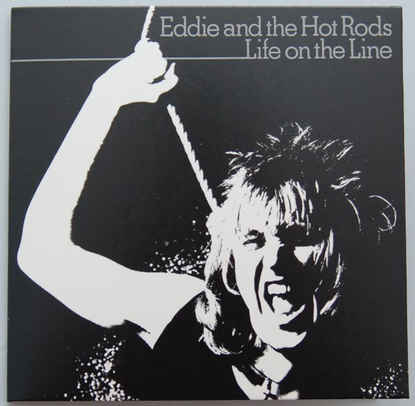 Front cover, Eddie & The Hot Rods - Life on the Line