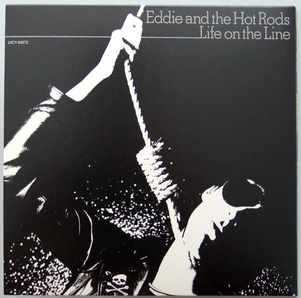 Back cover, Eddie & The Hot Rods - Life on the Line
