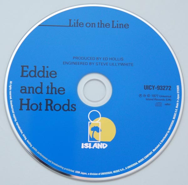 CD, Eddie & The Hot Rods - Life on the Line