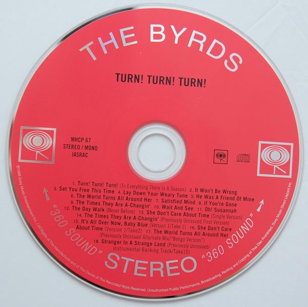 CD, Byrds (The) - Turn! Turn! Turn! +7