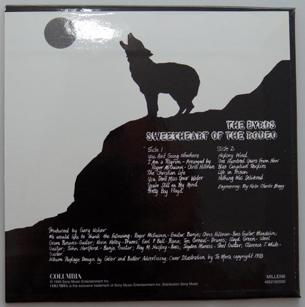 Back cover, Byrds (The) - Sweetheart Of The Rodeo