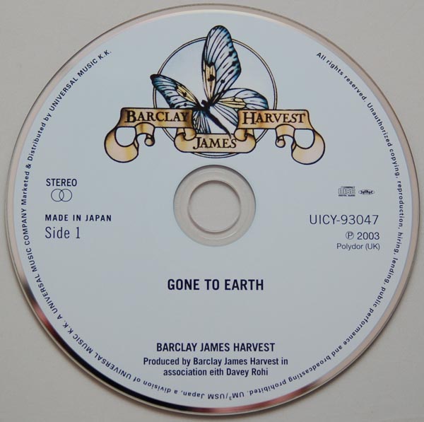 CD, Barclay James Harvest - Gone To Earth (+5)