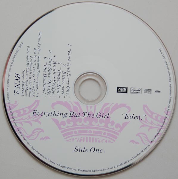 CD, Everything But The Girl - Eden