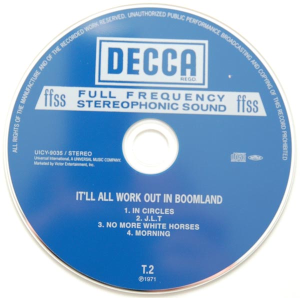 CD, T2 - It'll All Work Out In Boomland