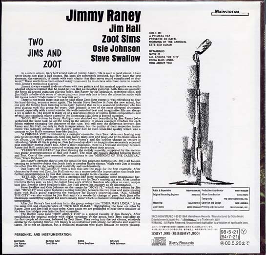 , Raney, Jimmy - Two Jims and Zoot