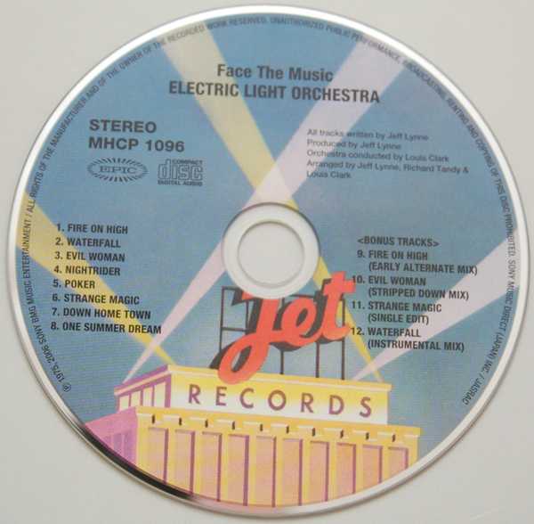 CD, Electric Light Orchestra (ELO) - Face The Music +4