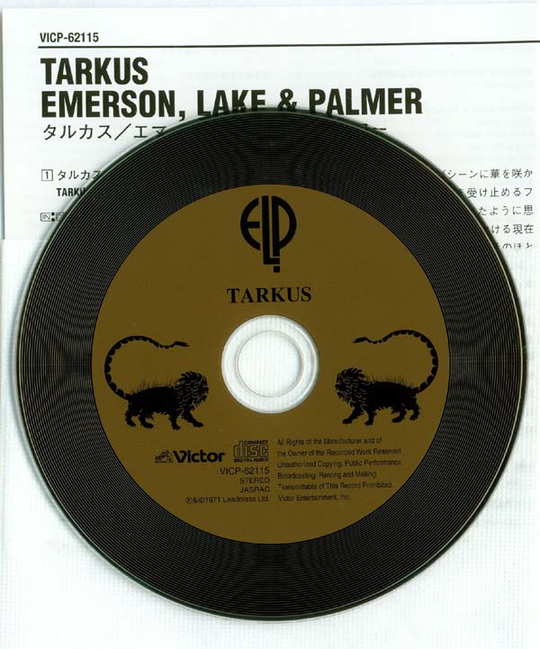 Contents, Emerson, Lake + Palmer - Tarkus