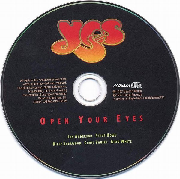 CD, Yes - Open Your Eyes (+1