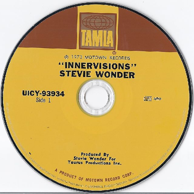 cd, Wonder, Stevie - Innervisions