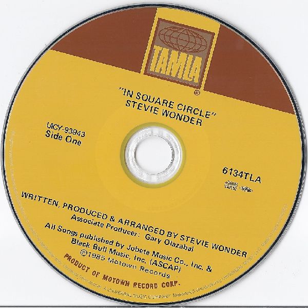 cd, Wonder, Stevie - In Square Circle
