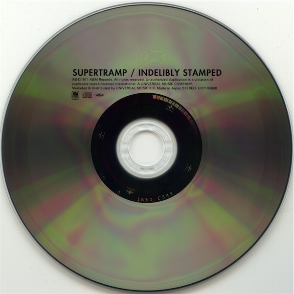 CD, Supertramp - Indelibly Stamped 