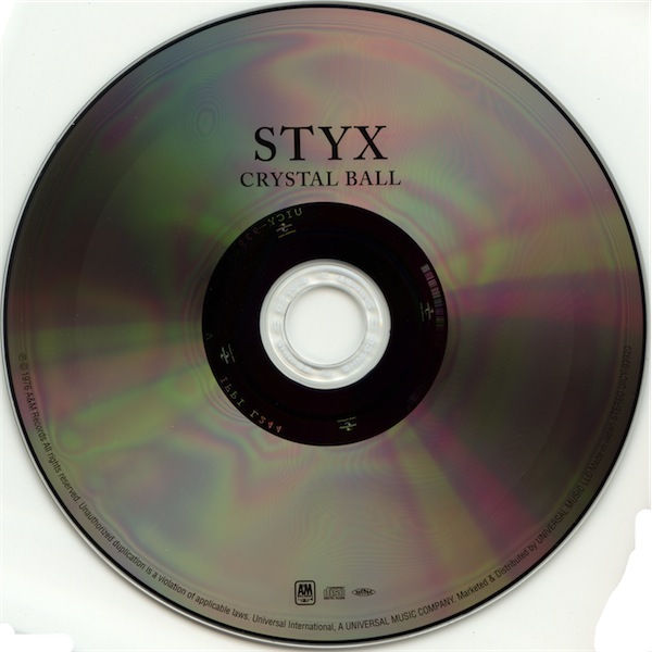 CD, Styx - Crystal Ball