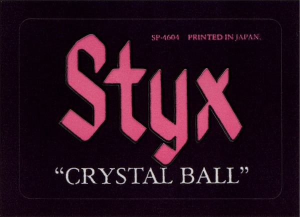 Sticker, Styx - Crystal Ball