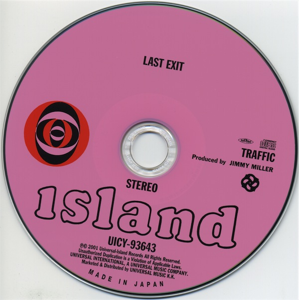 CD, Traffic - Last Exit 