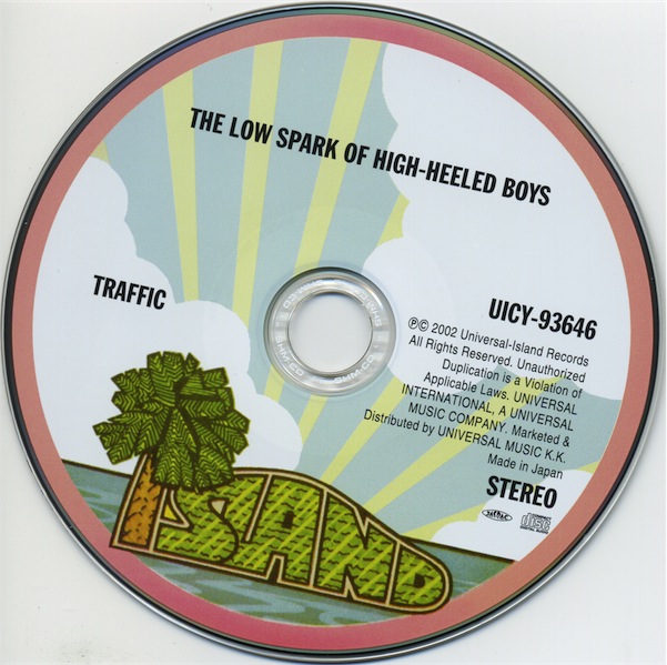 CD, Traffic - Low Spark Of High Heeled Boys 