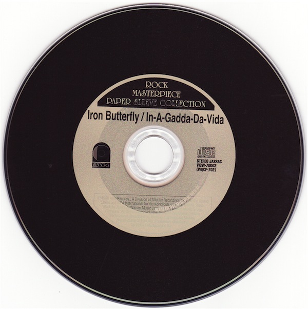 CD, Iron Butterfly - In A Gadda Da Vida