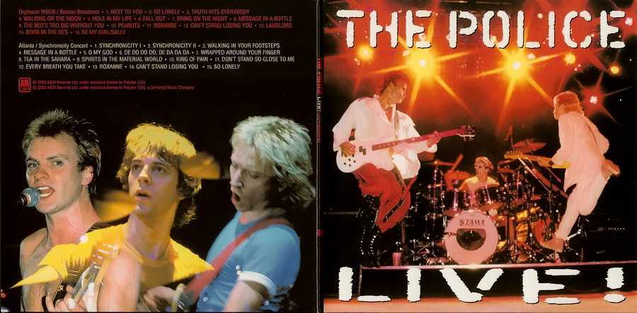Gatefold Sleeve outer, Police (The) - Live 
