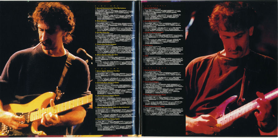 Inside of Gatefold Sleeve, Zappa, Frank - Guitar