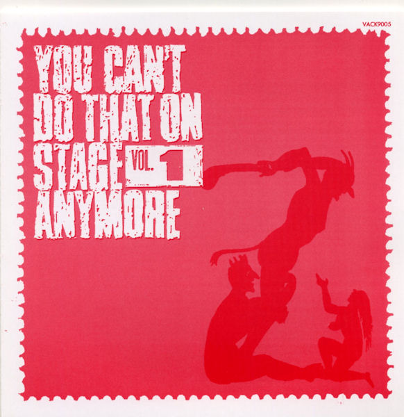 Fold Out Printed Sheet, Zappa, Frank - You Can't Do That on Stage Anymore Vol.1