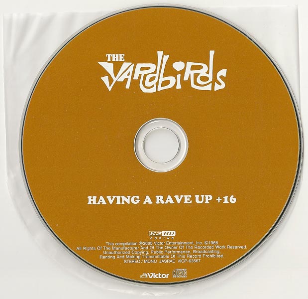 Disc, Yardbirds (The) - Having A Rave Up +16