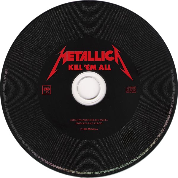 CD, Metallica - Kill'em all