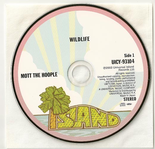 CD, Mott The Hoople - Wildlife +2