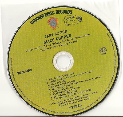 CD, Cooper, Alice - Easy Action