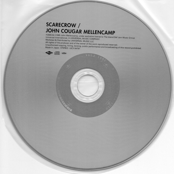 Cd, Cougar Mellencamp, John - Scarecrow (+1 bonus track)