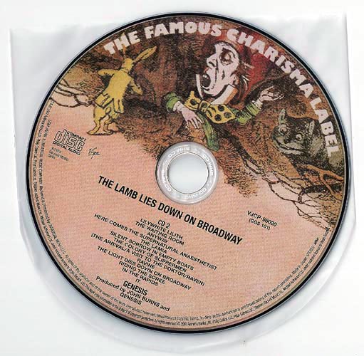 CD 2, Genesis - THE LAMB LIES DOWN ON BROADWAY