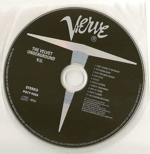 CD, Velvet Underground (The) - VU