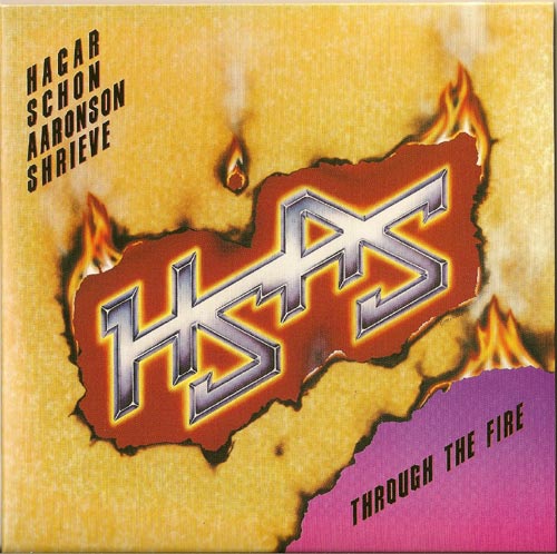 Front w/o OBI strip, HAGAR, SCHON, AARONSON, SHRIEVE - Through The Fire