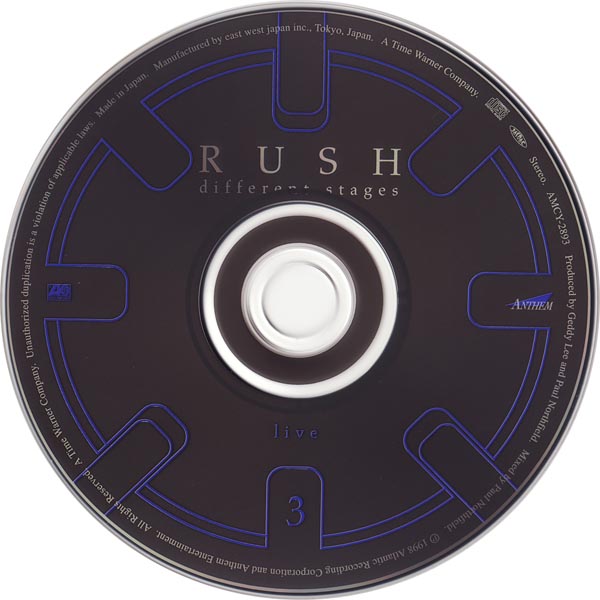 CD 3, Rush - Different Stages
