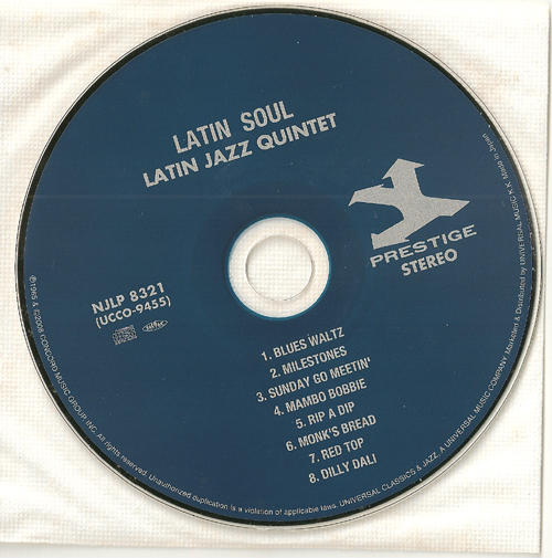 CD, Latin Jazz Quintet - Latin Soul