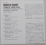 Gentle Giant - Three Friends, Lyric book