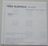 Oldfield, Mike  - Amarok, Lyric book