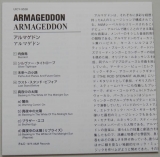 Armageddon - Armageddon, Lyric book