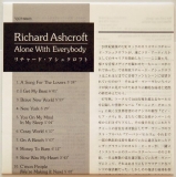 Ashcroft, Richard - Alone With Everybody, Lyrics sheet