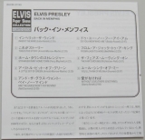 Presley, Elvis - Back In Memphis, Lyric book