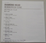 Diamond Head - Borrow Time , Lyric book
