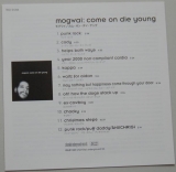 Mogwai - Come on die young, Lyric book