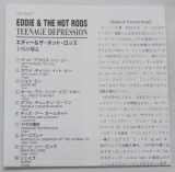Eddie & The Hot Rods - Teenage Depression, Lyric Book