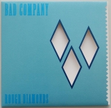 Bad Company - Rough Diamonds, Front Cover showing the cutouts