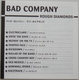 Bad Company - Rough Diamonds, Lyric book